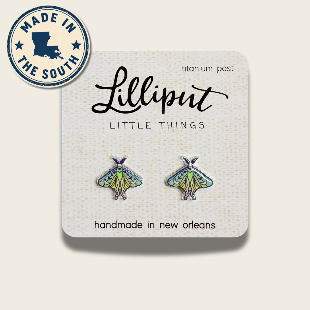 Luna Moth Earrings