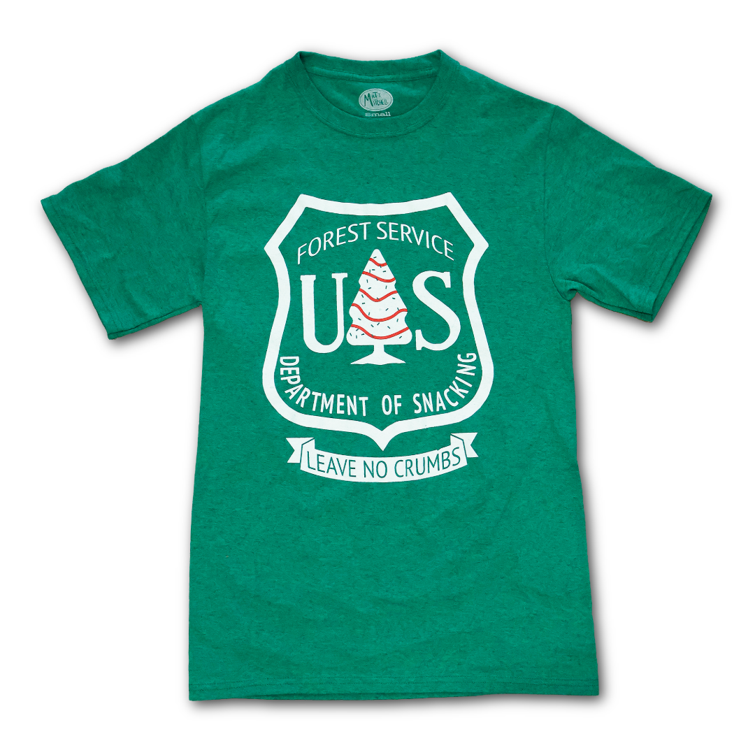 Forest Service: Department of Snacking Tee – The Gettin' Place