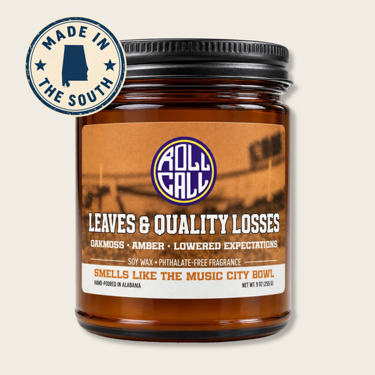 Leaves and Quality Losses - Roll Call Candle Collection