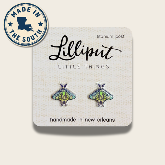 Luna Moth Earrings
