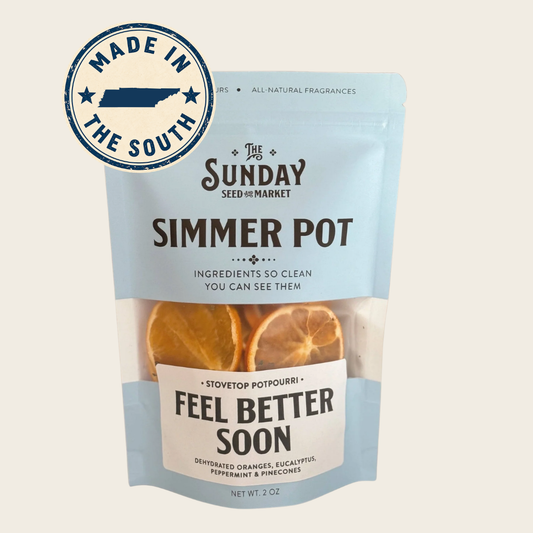 Feel Better Soon Simmer Pot | Orange Peppermint Eucalyptus