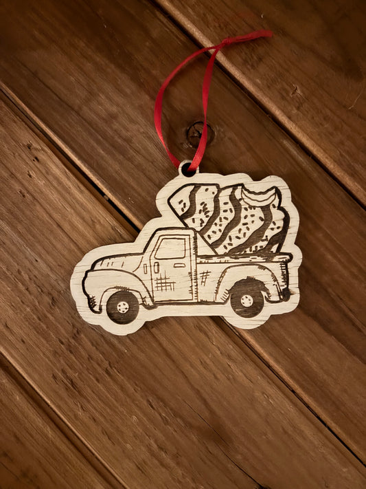 Tree Farm Truck Ornament