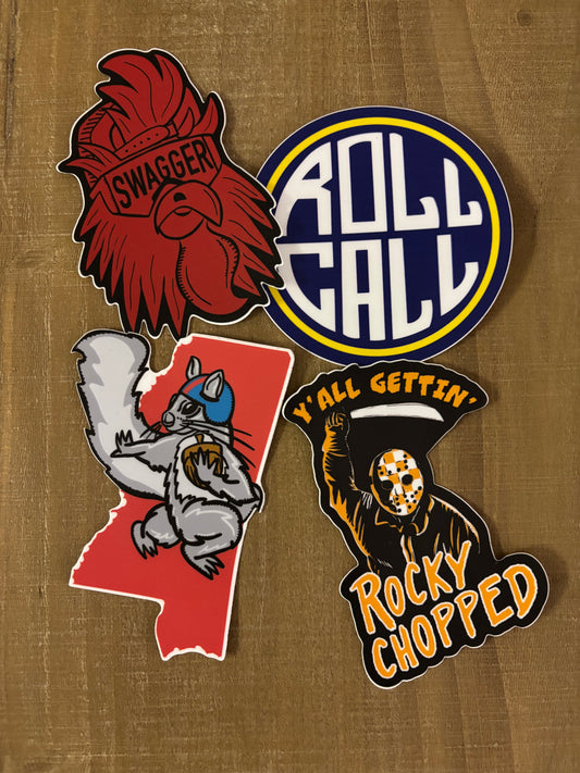 Team Roll Call Stickers