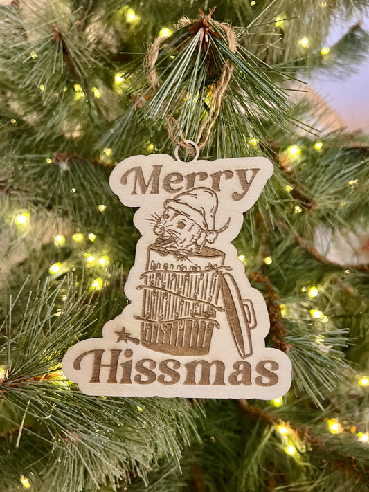 Merry Hissmas Ornament