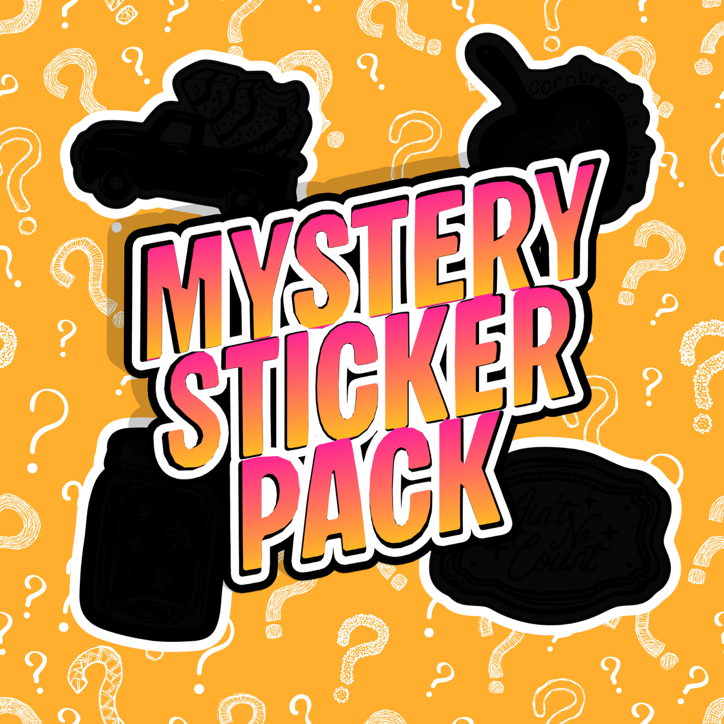 Mystery Sticker Four-Pack