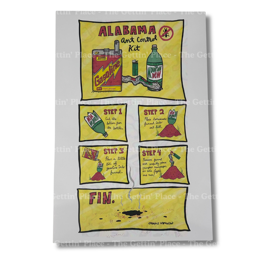 Alabama Ant Control Kit Print