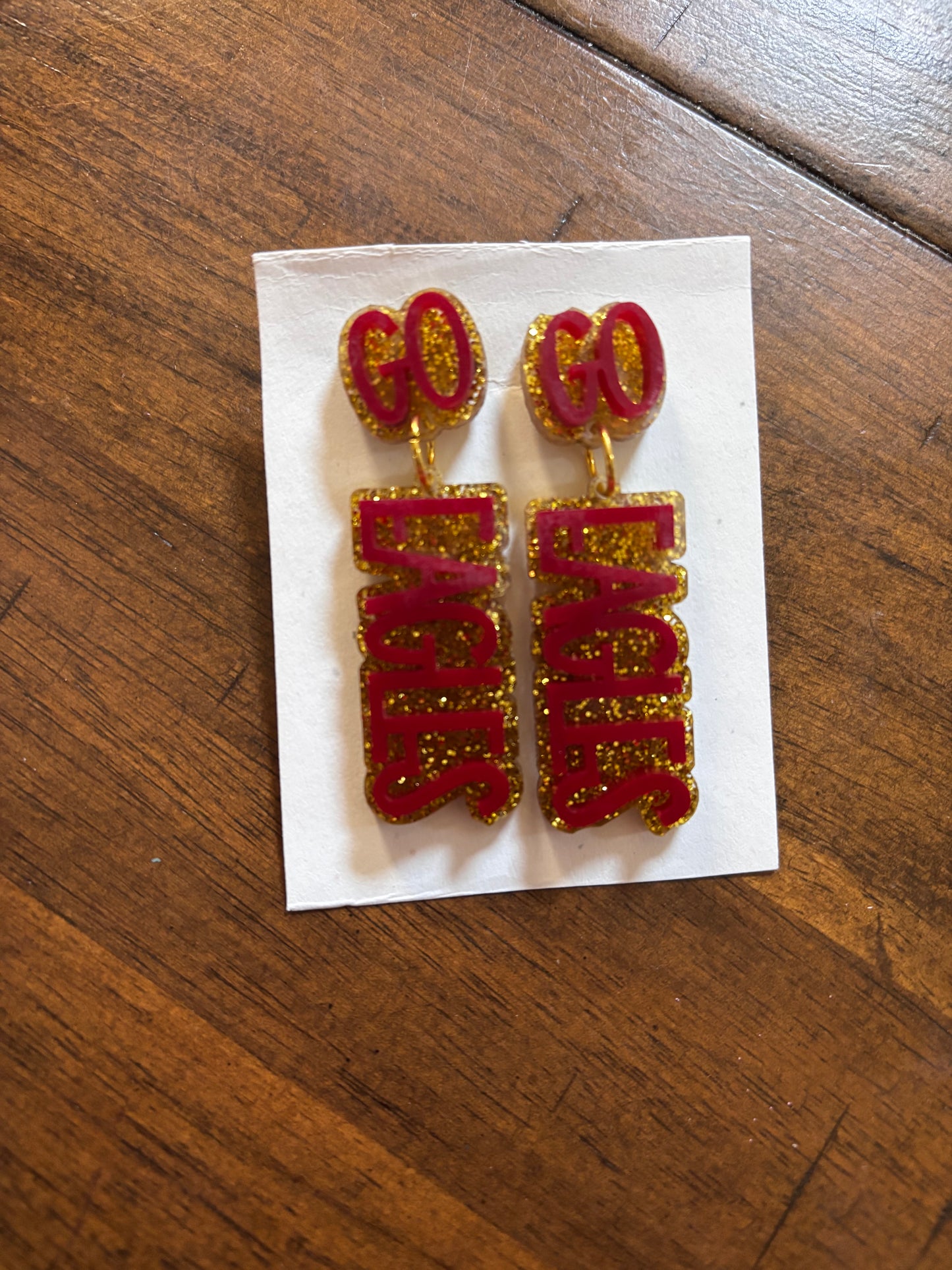 GO EAGLES Acrylic Earrings