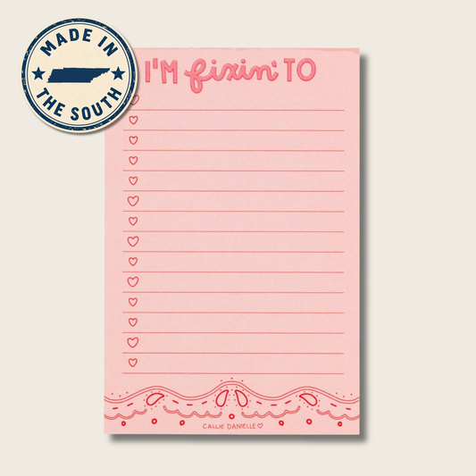 I'm Fixin To Southern Notepad